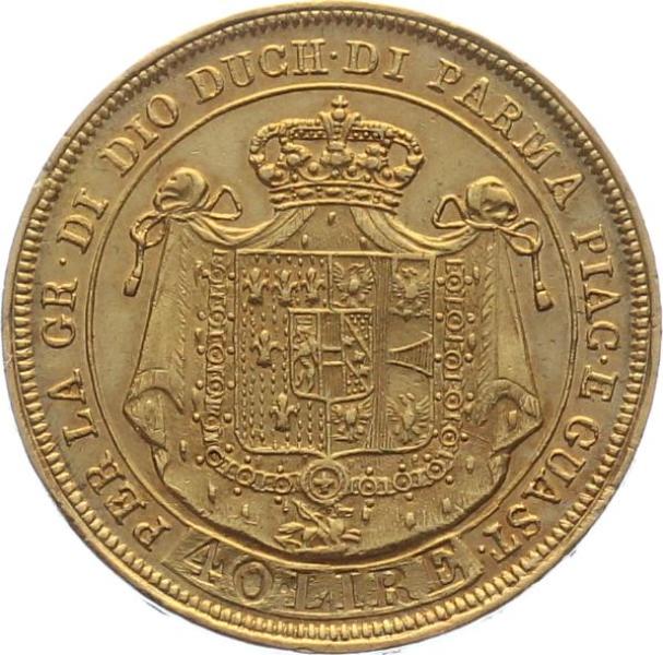Italien, Parma, Marie Louise von Habsburg-Lothringen, 40 Lire 1815